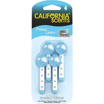 Vůně do auta CALIFORNIA CAR SCENTS DO KRATKI FRESH LINEN Svěží prádlo