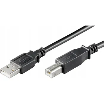 Datový kabel USB kabel Goobay 93598 USB-A na USB-B, černý, 5 m