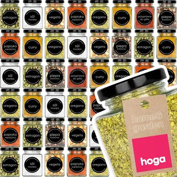 Dóza na potraviny 48x SKLENĚNÁ ZAVAŘOVACÍ SKLENICE ČTVERCOVÁ UZAVÍRATELNÁ NÁDOBA NA POTRAVINY 140ml + ETIKETY