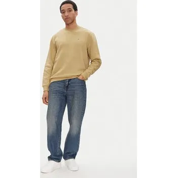 Dámská mikina Tommy Jeans Mikina DM0DM20741 Béžová Regular Fit XL