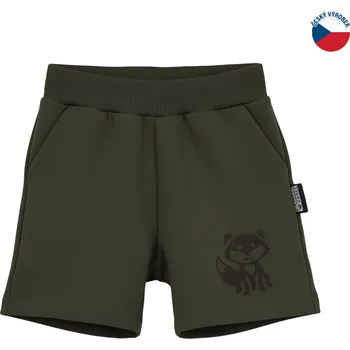 Chlapecké kraťasy ZÁHOŘÍ Rudel ZÁHOŘÍ Dětské kraťasy - zelené liška Velikost: 116