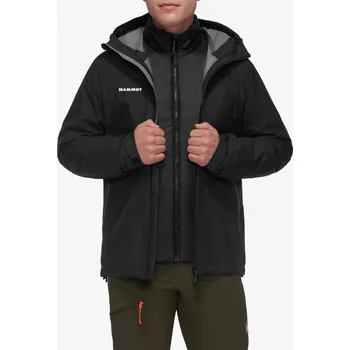 Bunda Mammut Alto Light 3 in 1 HS Hooded Jacket - black/black