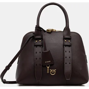 Kožená kabelka Pinko 105906.A0QO burgundské 83X, vel. ONE SIZE