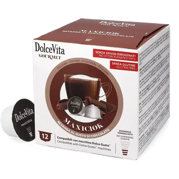 Dolce Vita - Maxi Ciock - Horká čokoláda - Počet kapslí pro Dolce Gusto: 12
