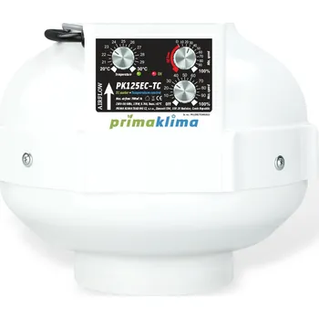 Domácí ventilátor Ventilátor PRIMA KLIMA 680 m3/h, 125 mm, EC motor s tepelnou regulací (PK125EC-TC)