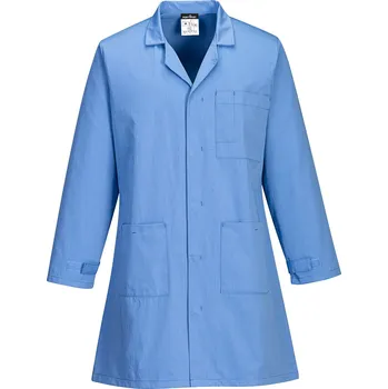 Gastro oděv PORTWEST ESD antistatický plášť Velikost: 2XL, Barva: modrá
