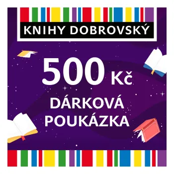 Knihomolská elektronická dárková poukázka 500 Kč