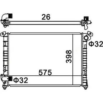 Chladič motoru Chladič, chlazení motoru HART 611 966
