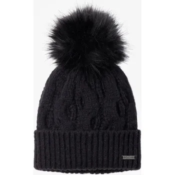 Čepice Dámská zimní čepice Columbia Boundless Days Cable Knit Pom Beanie - black