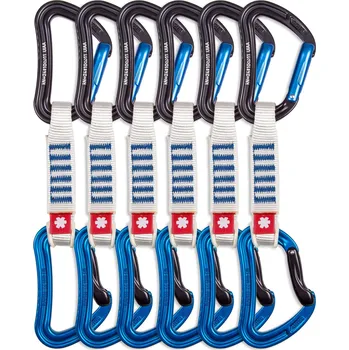 smyčka Lezecké expresky Ocun Raven QD Zoom PA 15/22 mm 12 cm 6-pack - blue