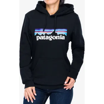 Pánská mikina Mikina s kapucí Patagonia P-6 Logo Uprisal Hoody - black