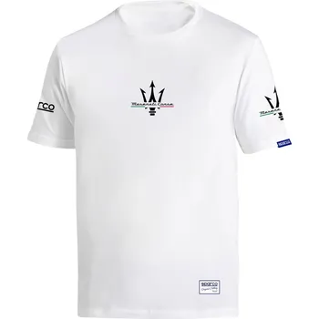 Sparco Tričko Maserati Corse Bílá L