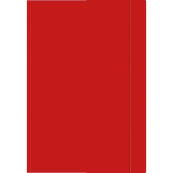 Desky s gumou A4 INTERDRUK kartonové červené
