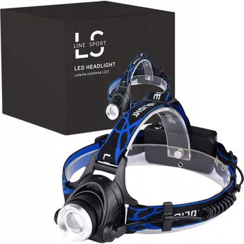 LATARKA CZOŁOWA LED CZOŁÓWKA WODOODPORNA NASTAVITELNÁ USB LINE SPORT