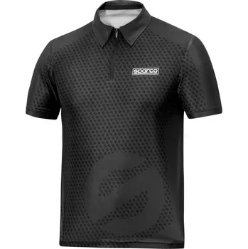 Pánské tričko Sparco Polo Tričko Subly Černá XL