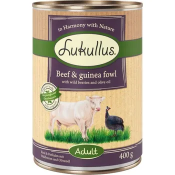 Krmivo pro psa Lukullus konzerva 800g Hovězí s perličkou pro psy