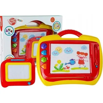 Magnetická kreslící tabulka MAGNETICKÁ TABULE NA KRESLENÍ - ZMIZÍK ČERVENO-ŽLUTÁ 4909787825164
