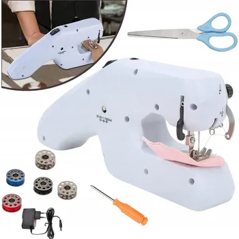 ELEKTRICKÝ ŠICÍ STROJ PŘENOSNÝ PRO ZAČÁTEČNÍKY RYCHLÝ A PŘESNÝ