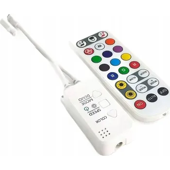 IP kamera RGBIC hudební ovladač DC12-24V pro 600 adresovatelných LED diod, TUYA WiFi