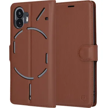 Pouzdro na mobilní telefon Techsuit Kožené pouzdro Nothing Phone (2) Brown