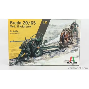 Italeri Accessories Breda 20/65 Military Gun With Crew 1:35 /