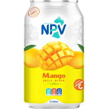 Limonáda NPV Fruit juice Mango, plech 330ml