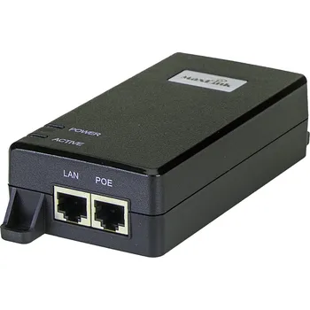 PoE injektor MaxLink MAXPI60-10G PoE injektor - 802.3af/at, 52V, 580mA, 60W, 10Gbit