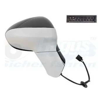 Auto zrcátko Vnější zpětné zrcátko VAN WEZEL 3872808