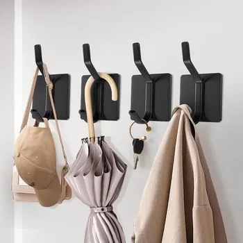 Samolepicí háčky Brencco, balení 4 samolepicích nástěnných háčků, háčky bez vrtání, samolepicí