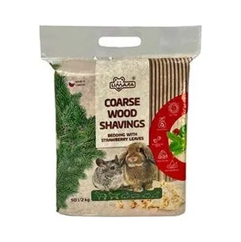 Podestýlka pro hlodavce Hobliny hrubá podestýlka s jahodníkem LIMARA 50l/2kg