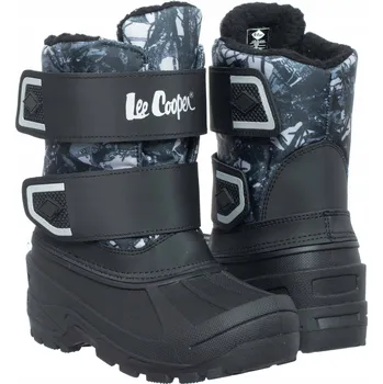 Chlapecká zimní obuv Dětské sněhule Lee Cooper 3781K zateplené chlapecké zimní boty velikost 28