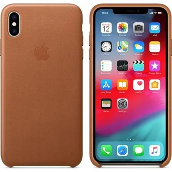 Pouzdro na mobilní telefon Pouzdro Apple Zadní Kryt pro Apple iPhone XS Max hnědé