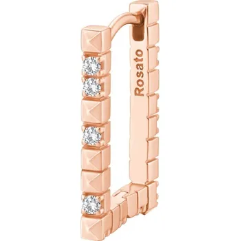 Módní doplněk Rosato Moderní bronzová single náušnice Cubica RZCU64 + 2 měsíce na vrácení zboží