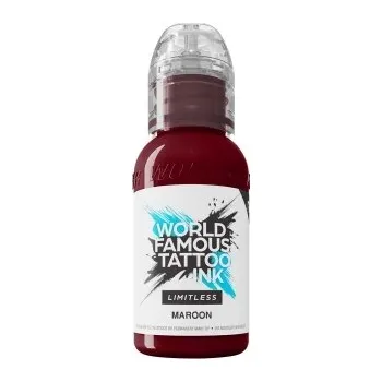Tetovací barva WORLD FAMOUS LIMITLESS - MAROON - 30ML