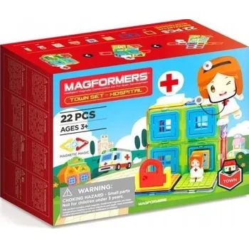 ostatní stavebnice Stavebnice Magformers Town Set - nemocnice 1 ks