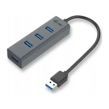 USB hub I-tec USB 3.0 Kovový 4portový pasivní HUB USB, 4x port USB 3.0