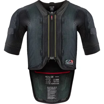 Motocyklový chránič hrudi a pátěře Airbagová vesta Alpinestars TECH-AIR®7X System černo-červená - II. jakost XL