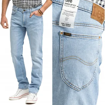 Pánské džíny Pánské džíny rovného střihu Lee DAREN ZIP FLY 38/30