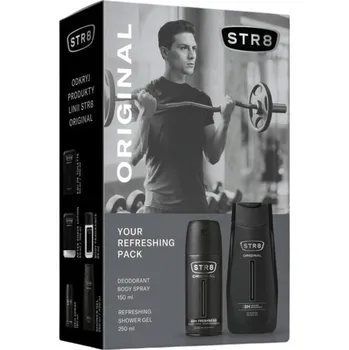 Kosmetická sada STR8 ORIGINAL Dárková sada pánské kosmetiky Deo 150 Ml + gel 250ml