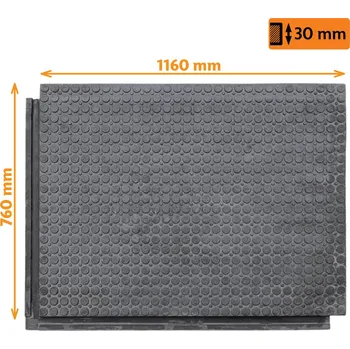 Venkovní dlažba Vinylová recyklovaná deska SimpleJack Trantor 30L Planet 120 x 80 cm