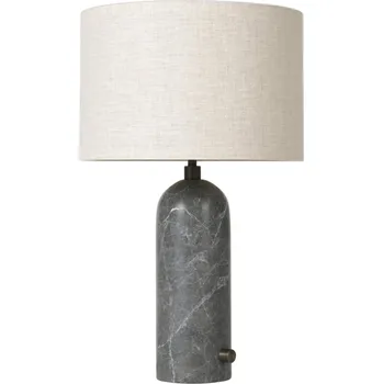 Lampička GUBI Mramorová stolní lampa Gravity 65 cm