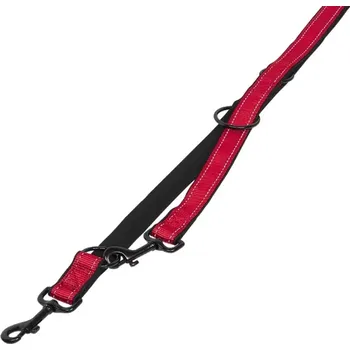 Vodítko pro psa Nobby Classic Reflect Soft vodítko neoprén 200cm / 10-15mm červená