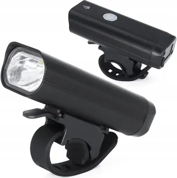 Cyklosvítilna SVĚTLO NA KOLO PŘEDNÍ LED USB SILNÉ 800LM