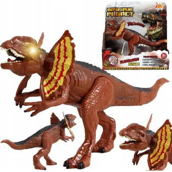 Figurka DINOZAUR EFEKTY ŚWIETLNE I DŹWIĘKOWE POHYBLIVÝ SVÍTÍCÍ OČI ŘVE