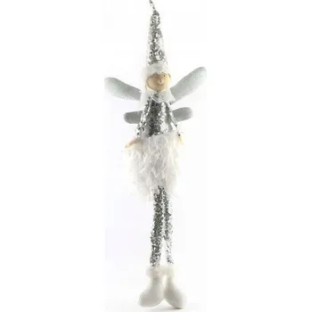Vánoční dekorace VÁNOČNÍ ANDĚL SEDÍCÍ 38 cm