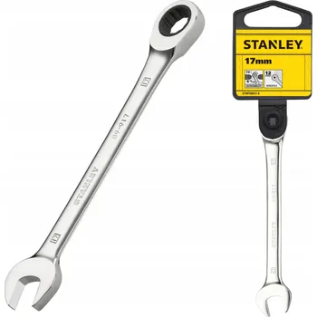 Klíč STANLEY KLÍČ OČKOPLOCHÝ S RÁČNOU 17 MM