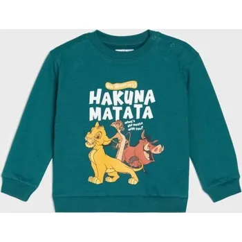 Chlapecká mikina Sinsay - Mikina typu crewneck The Lion King - tyrkysová - 137DG-66X - 137DG-66X-98