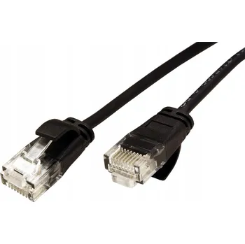 Síťový kabel Patchcord Roline U/UTP 6a RJ45 / RJ45 3 m černý