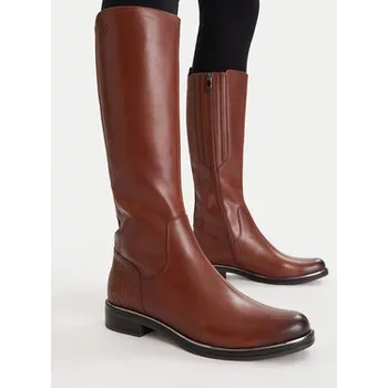 Dámská obuv Kozačky ve vojenském stylu Caprice 9-25525-45 Hnědá 36