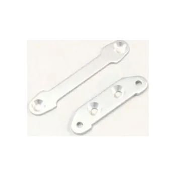 RC model Front suspension plate set Kyosho Optima (2) Silver - expresní doprava